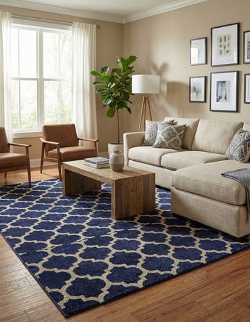 9' x 12' Lattice Rug