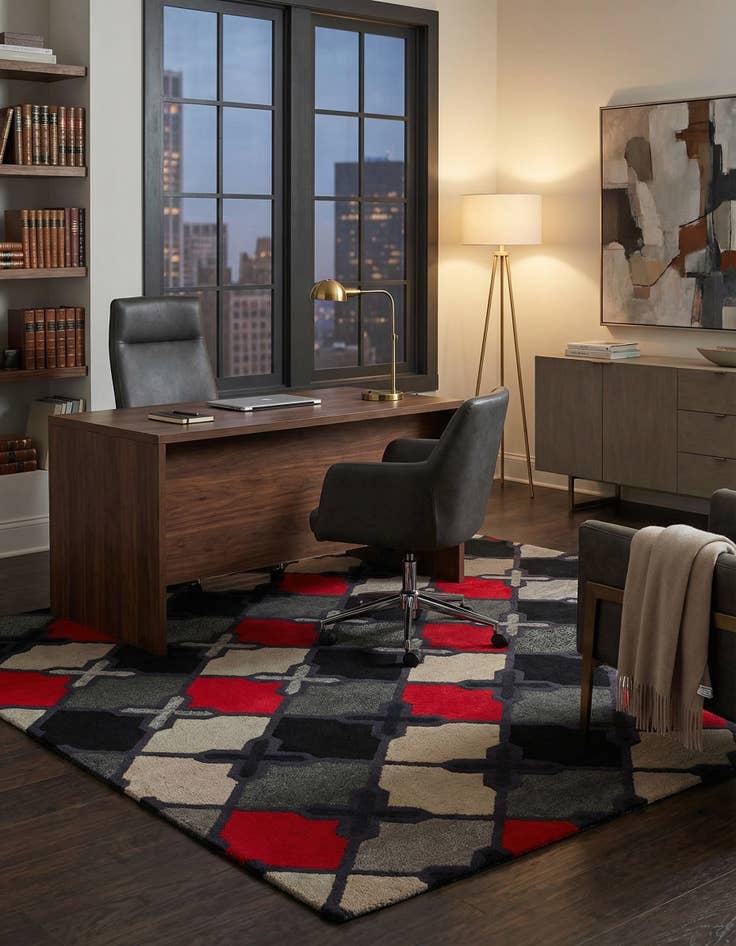 Detail image of 8' 1 x 10' 1 Luna Wool Rug