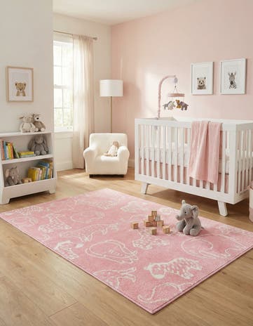 4' x 6' Animals Whimsy Kids Rug
