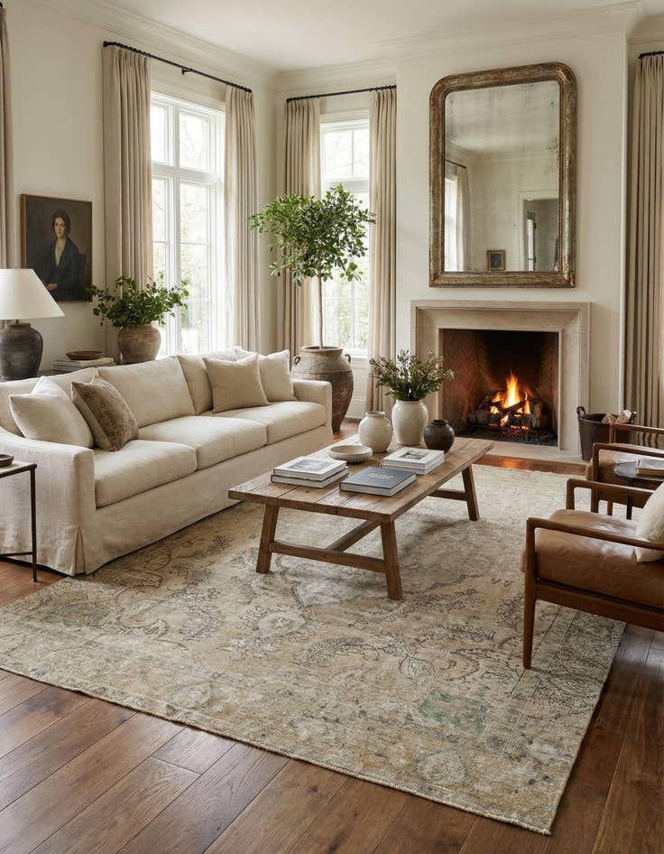 Detail image of 9' x 12' 2  Hand Knotted Ultra Vintage Persian Wool Rug