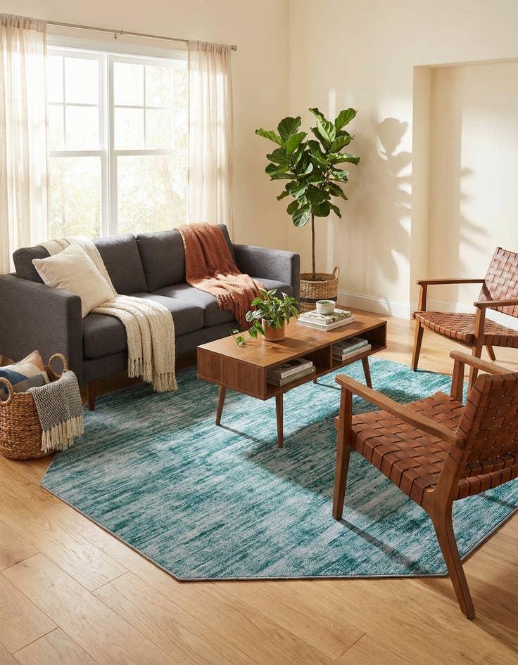 Detail image of 7' 7 x 7' 7 Asha Octagon Rug