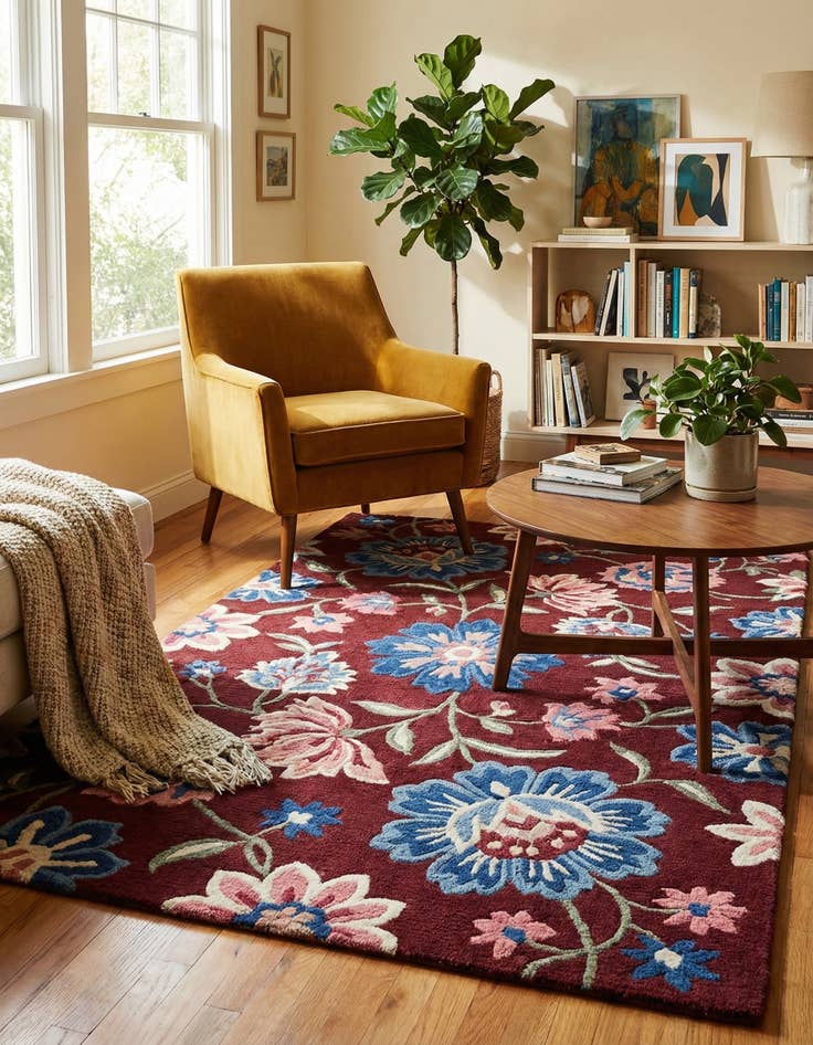 Detail image of 5' 1 x 8' Luna Rug