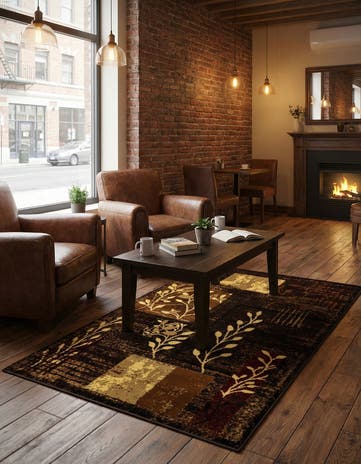 3' 1 x 5' 3 Cafe Rug