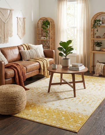 5' 3 x 8' Moroccan Trellis Rug