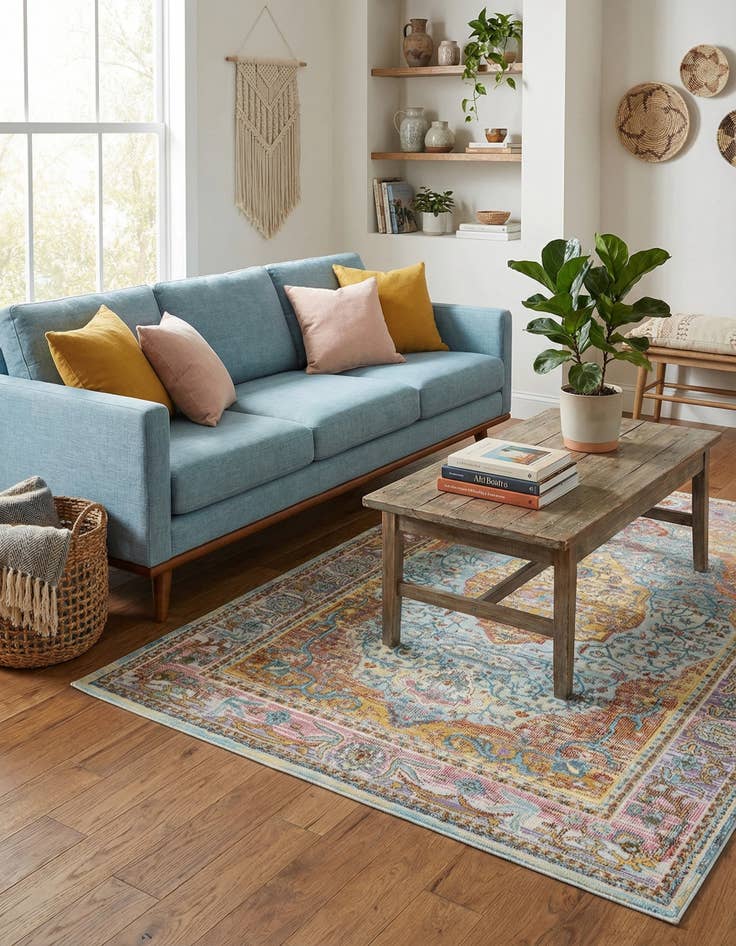 Detail image of  4' 3 x 6' Santiago Rug