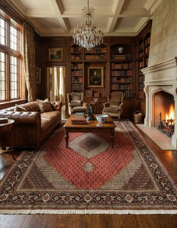 9' 10 x 13' Tabriz Mahi Rug