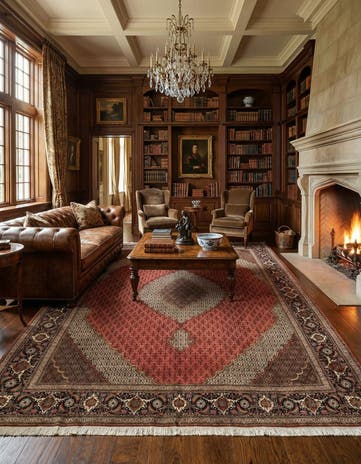 9' 10 x 13' Tabriz Mahi Rug