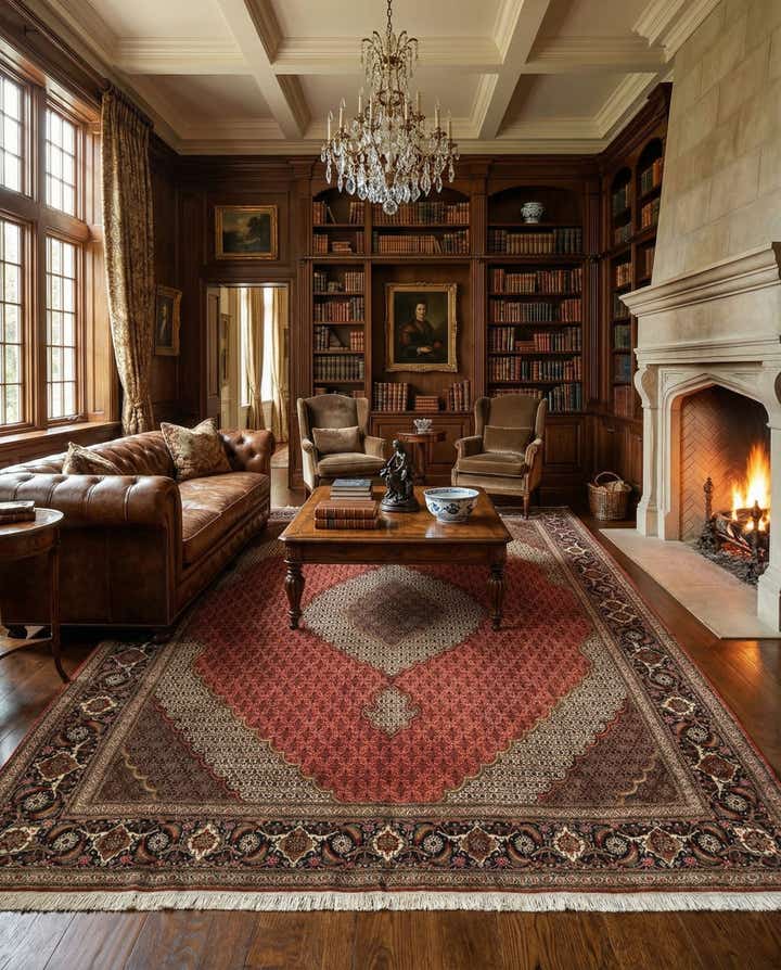 9' 10 x 13' Tabriz Mahi Rug