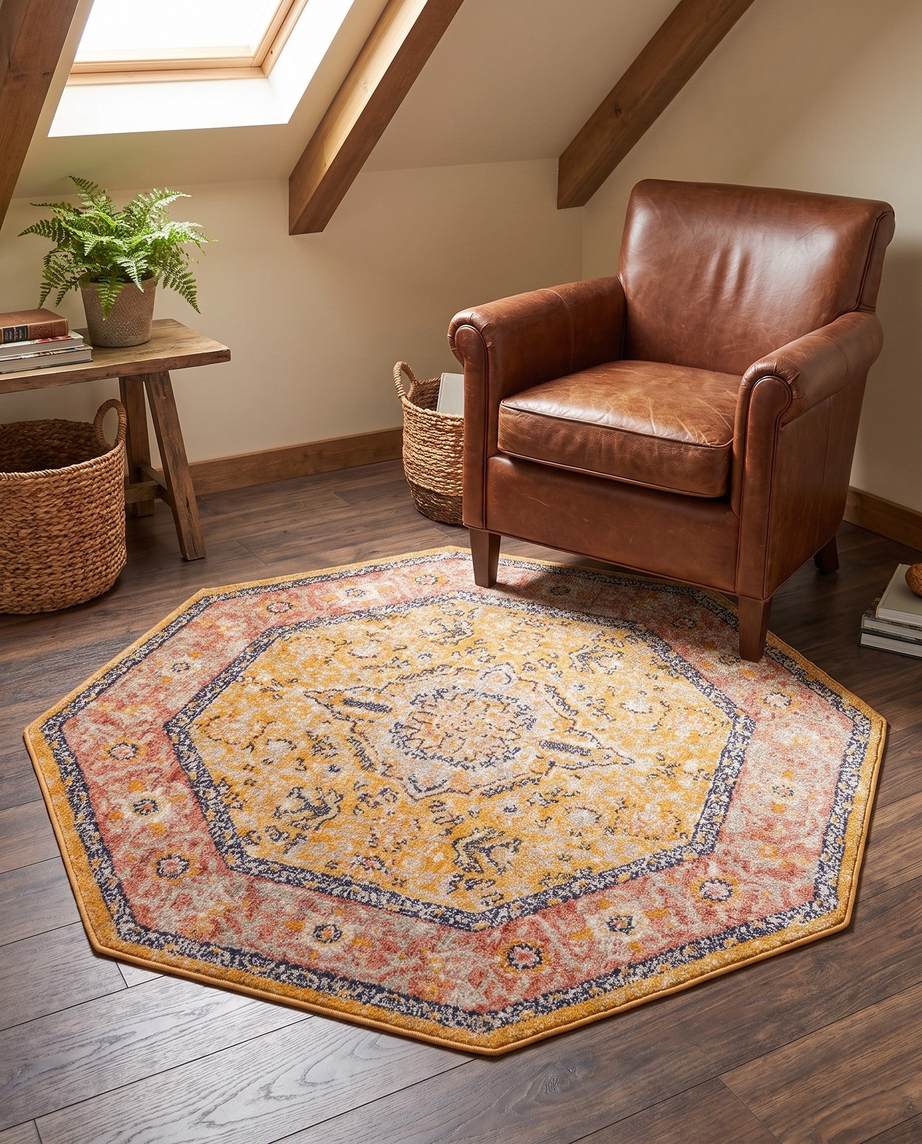 4' x 4' Lola Octagon Rug
