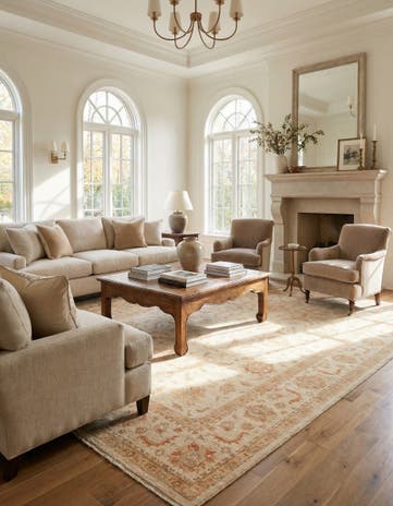 9' 10 x 12' 11 Hand Knotted Peshawar Ziegler Rug