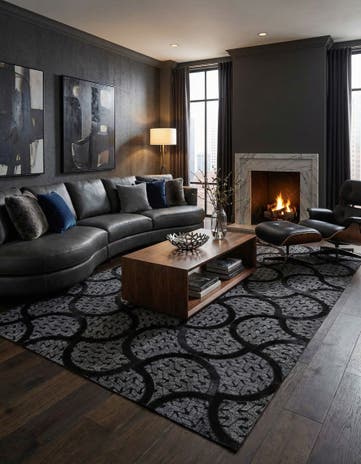 5' x 7' 11 Cowhide - Patchwork Rug