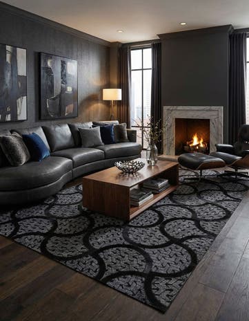 5' x 7' 11 Cowhide - Patchwork Rug