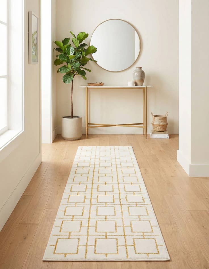 Detail image of  2' x 10'  Marilyn Monroe™ Glam Deco Runner Rug