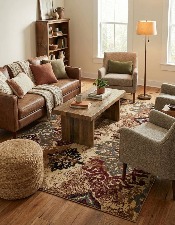 Detail image of 6' x 9' Coffee Shop Rug