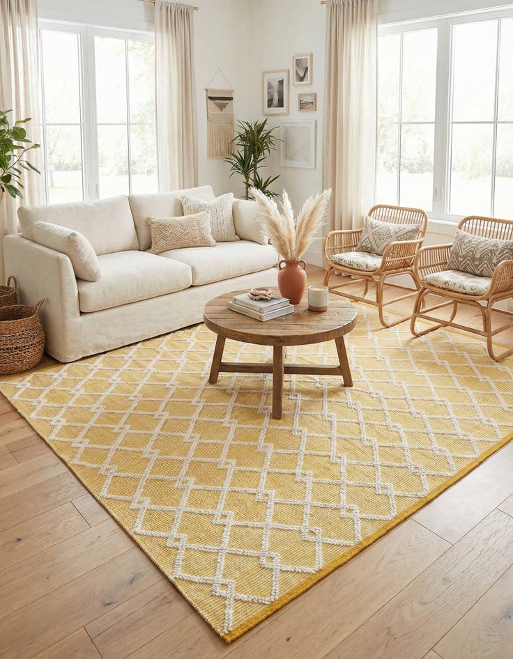 Detail image of 10' x 10'  Hand Knotted Jill Zarin Dorset Square Rug