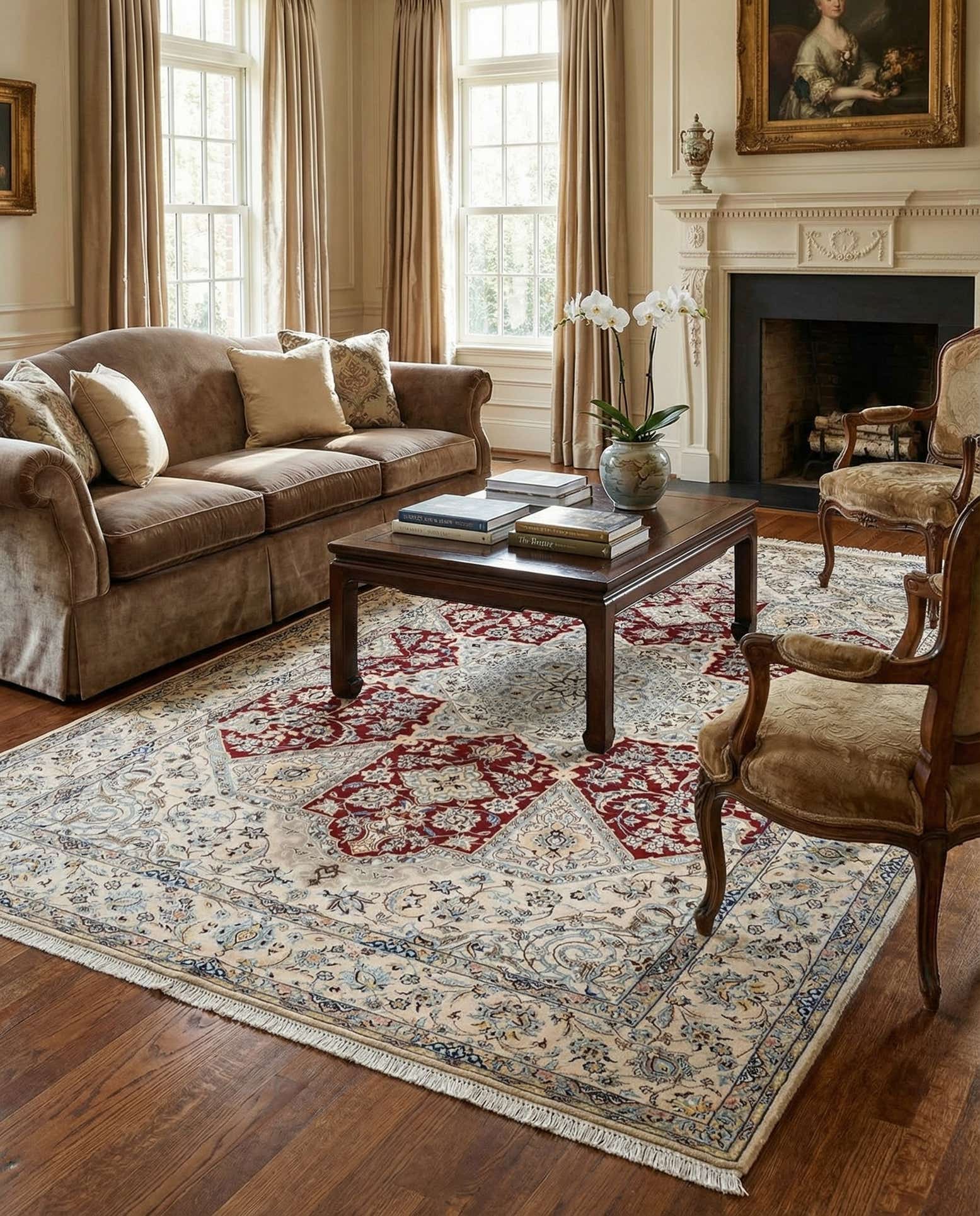 4' 9 x 7' 7 Nain Rug