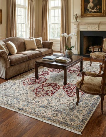 4' 9 x 7' 7 Nain Rug