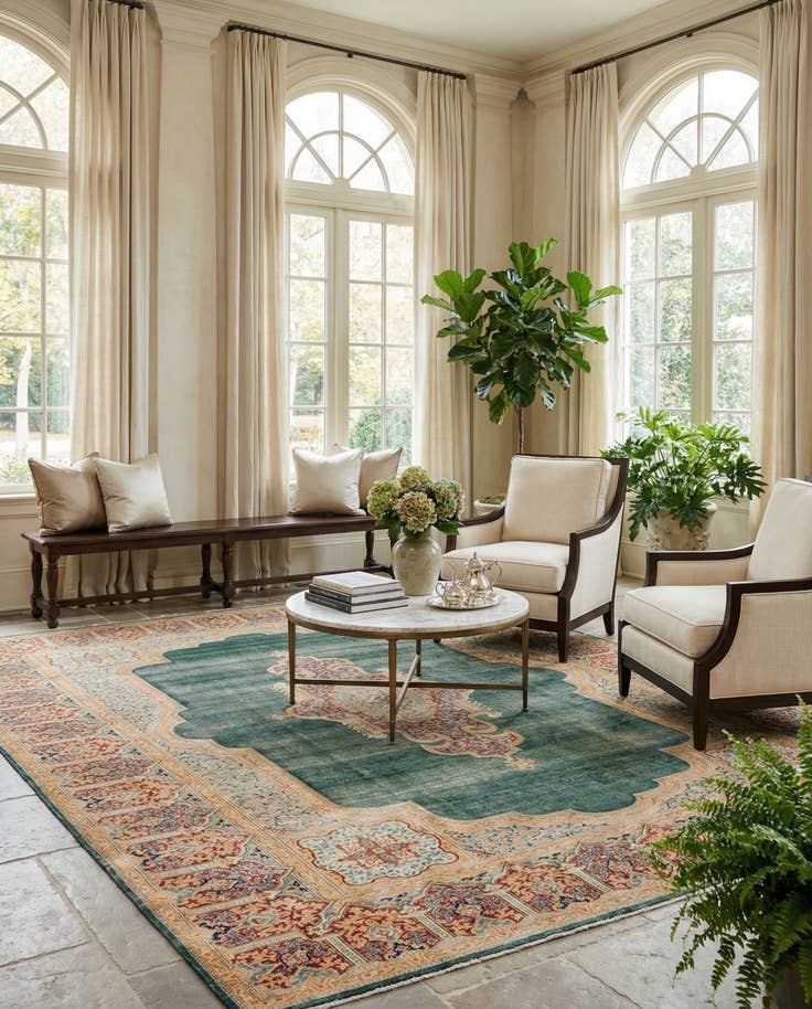 Detail image of 9' 7 x 12' 10 Vintage Royal Rug