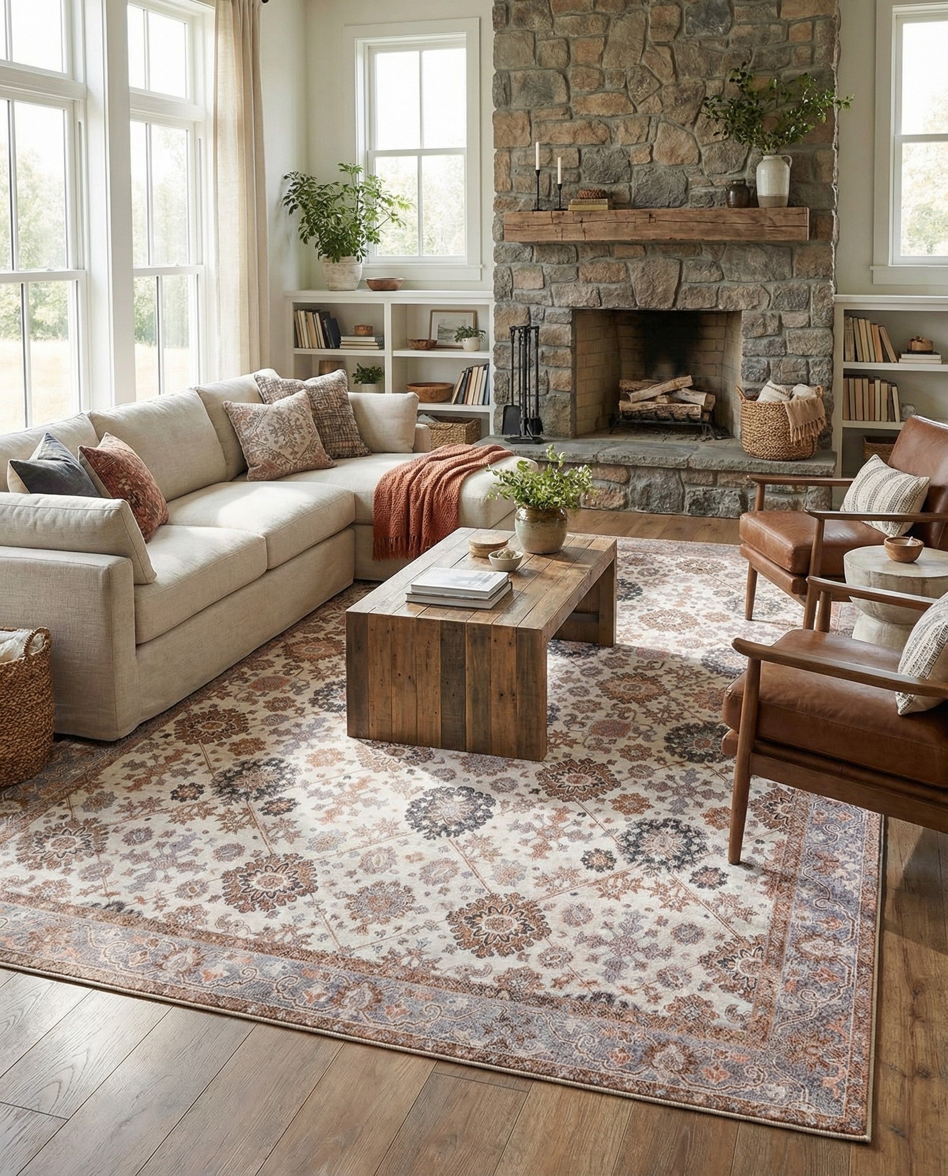 8' 4 x 12' Washable Timeless Rug