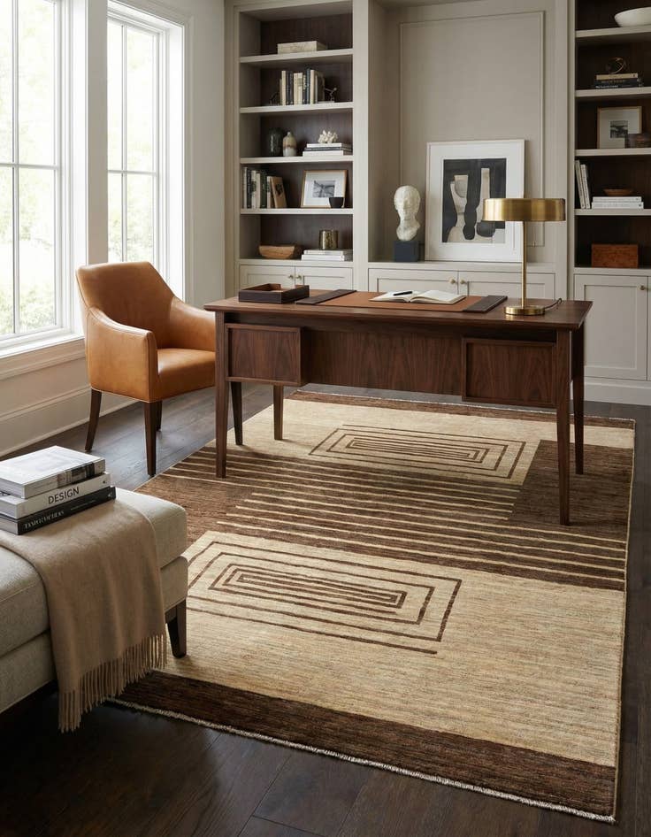 Detail image of 5' 7 x 8' 2 Juma Wool Rug