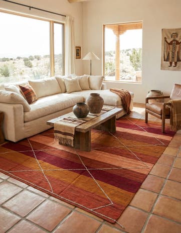 10' 1 x 12' 9 Hand Woven Kilim Modern Wool Rug