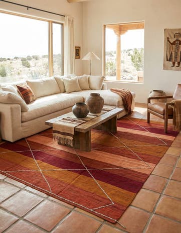 10' 1 x 12' 9 Hand Woven Kilim Modern Wool Rug