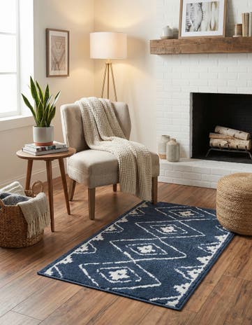 Blue Oslo Rug