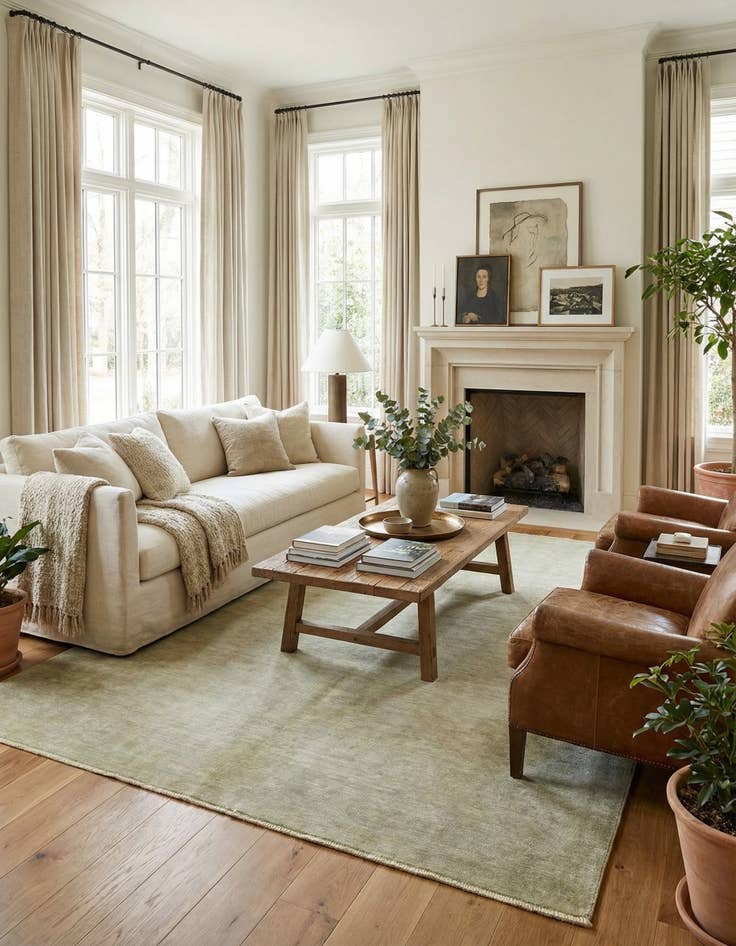 Detail image of 4' 10 x 6' 8  Hand Knotted Over-Dyed Ziegler Rug