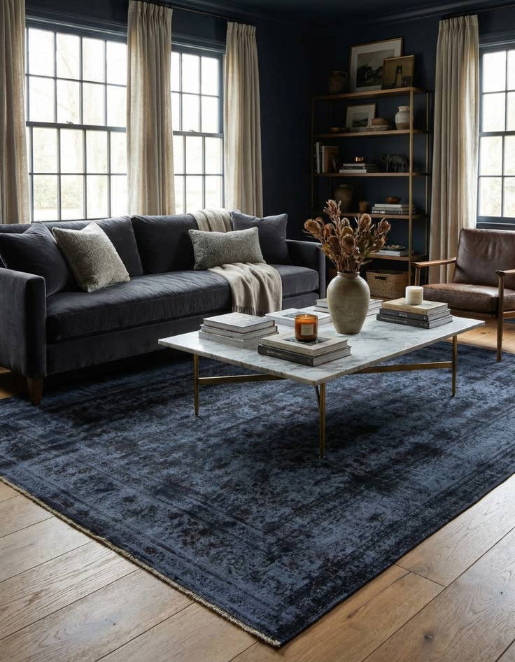 Detail image of 9' 5 x 12' 6  Hand Knotted Ultra Vintage Persian Wool Rug