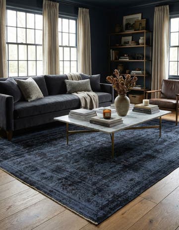 9' 5 x 12' 6 Hand Knotted Ultra Vintage Persian Wool Rug