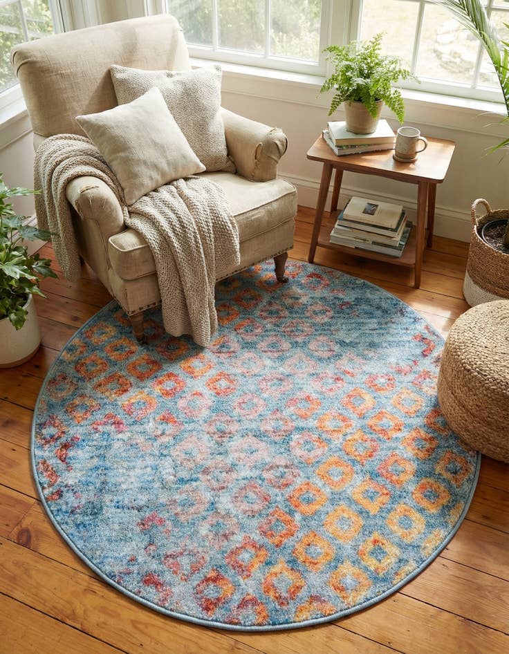 Detail image of  3' 3 x 3' 3 Andromeda Round Rug