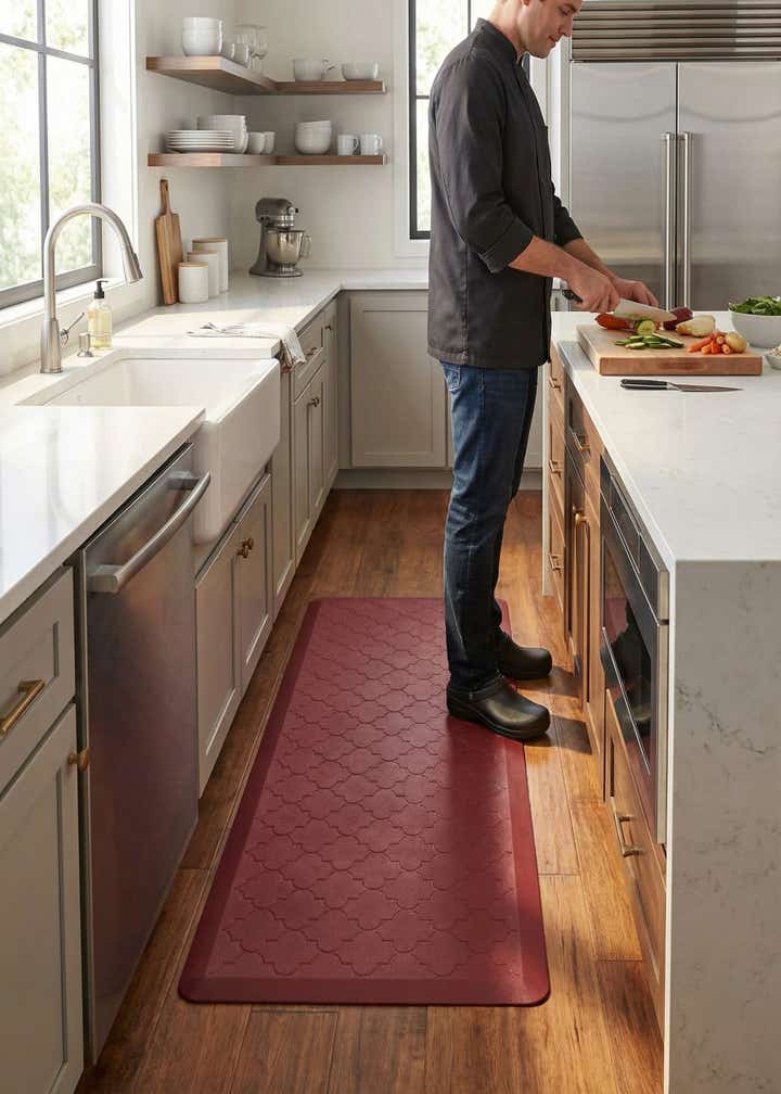 2' x 5' Solid Trellis Comfort Mat