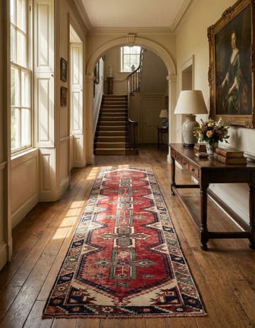 2' 5 x 10' 1 Jagdjebedir Wool Runner Rug