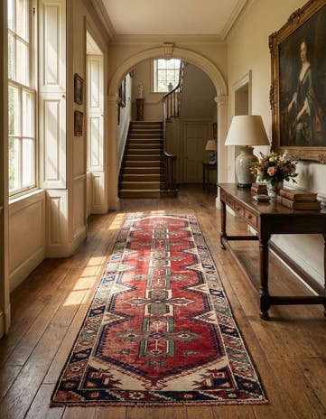 2' 5 x 10' 1 Jagdjebedir Wool Runner Rug