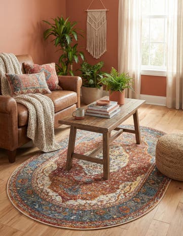 3' 3 x 5' 3 Santiago Oval Rug