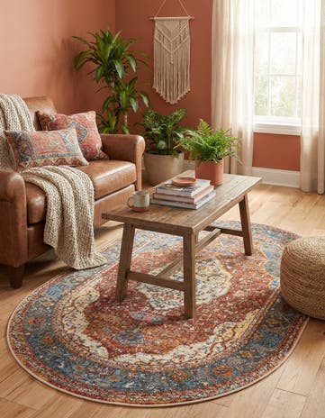 3' 3 x 5' 3 Santiago Oval Rug