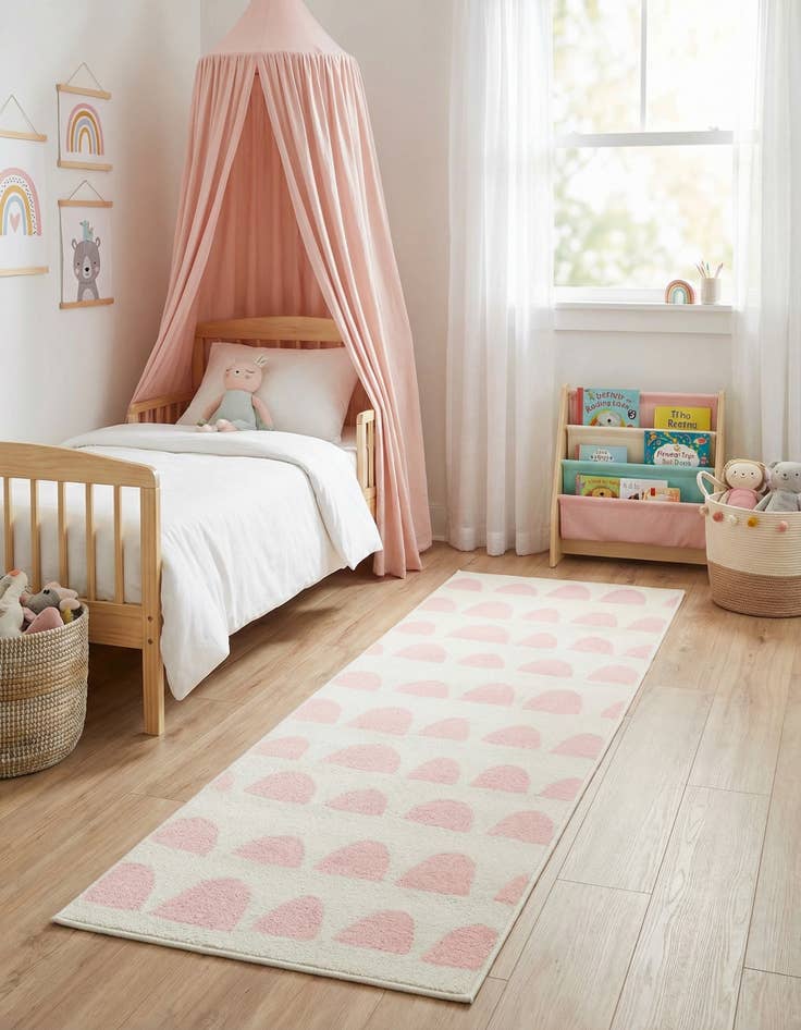 Detail image of 2' x 6' Whimsy Kids Runner Rug