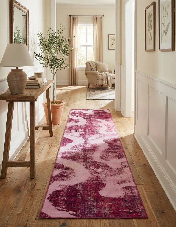 Detail image of 2' 7 x 10' 6  Hand Knotted Ultra Vintage Persian Wool Runner Rug