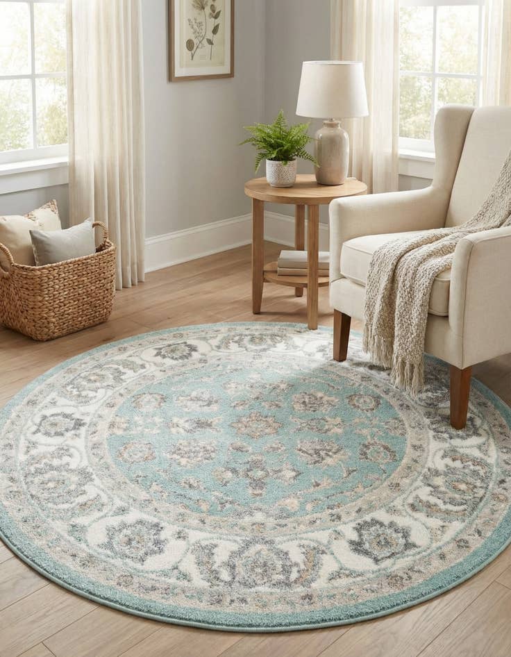 Detail image of 5' x 5' Aurelia Round Rug