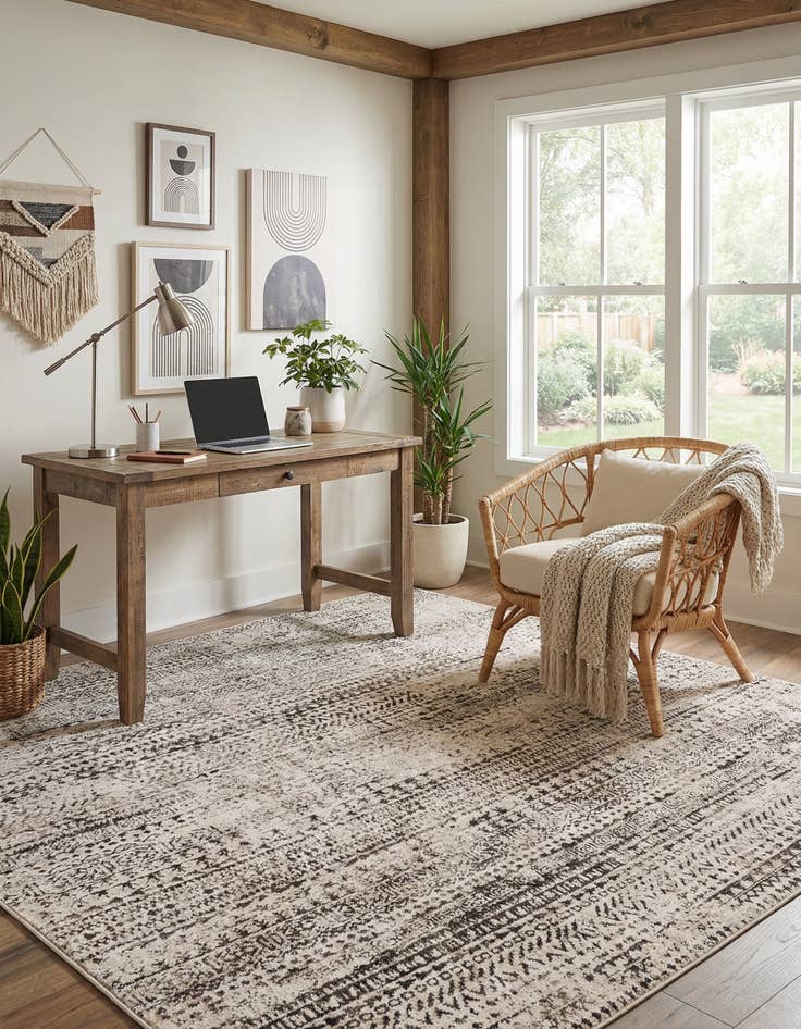 Detail image of 7' 10 x 7' 10 Hermitage Square Rug