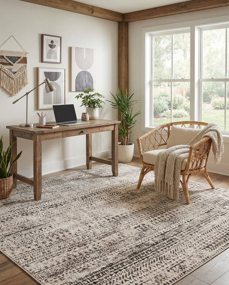 Detail image of 7' 10 x 7' 10 Hermitage Square Rug