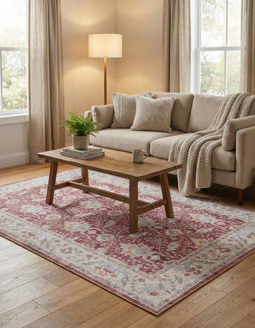 5' 1 x 8' Washable Timeless Rug