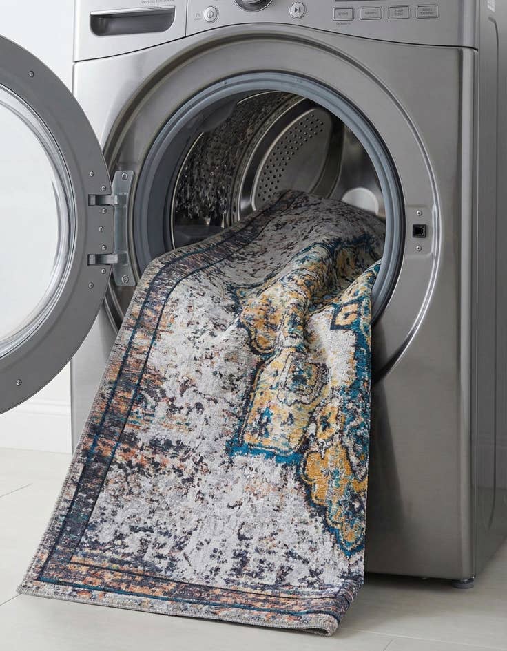 Detail image of 7' 3 x 10'  Washable Renaissance Rug