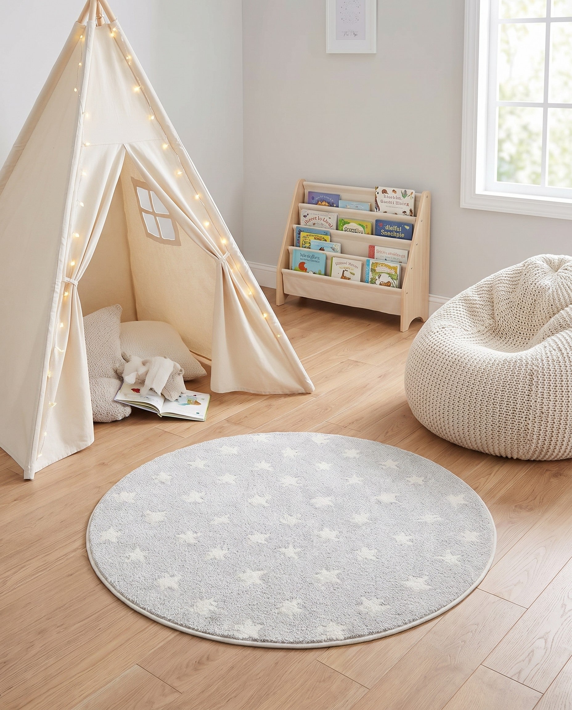 3' 3 x 3' 3 Whimsy Kids Round Rug