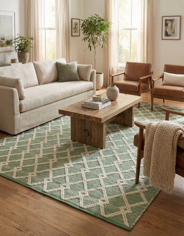 6' 1 x 9' Hand Knotted Jill Zarin Dorset Rug