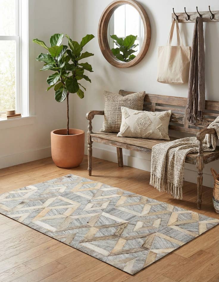 Detail image of 2' 2 x 3' 2 Cowhide Rug