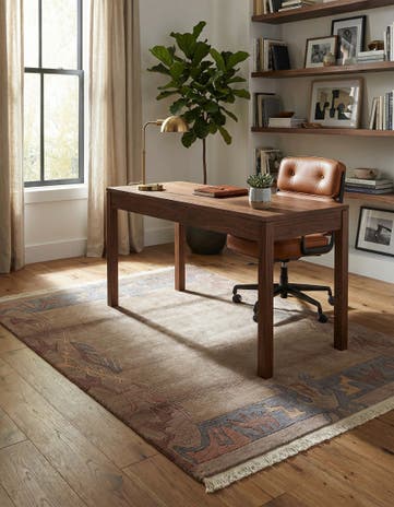 4' 1 x 5' 10 Hand Knotted Tibet Wool Rug