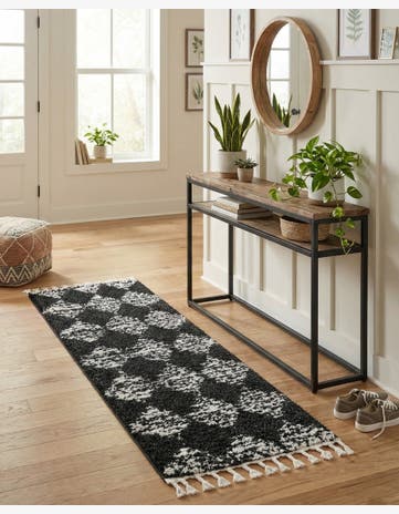 2' x 6' Serenity Shag Runner Rug