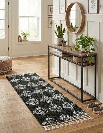 2' x 6' Serenity Shag Runner Rug