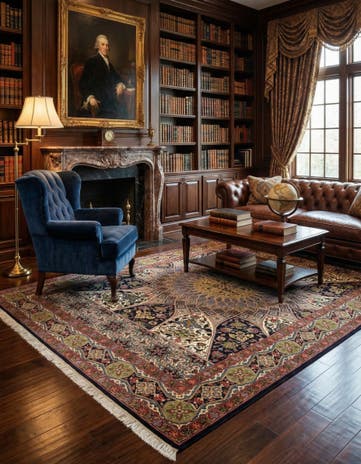 6' 8 x 10' 1 Hand Knotted Tabriz Persian Wool Rug